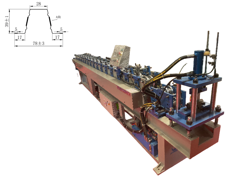 Machine de formage de rouleaux de quille légère