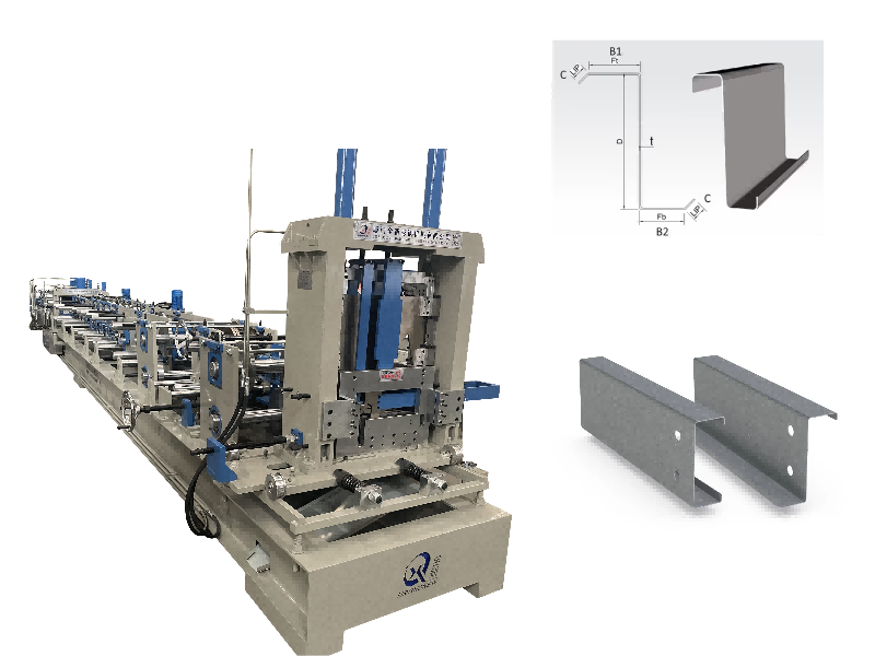 Machine de formage de rouleaux de pannes